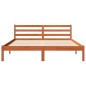 vidaXL Massivholzbett ohne Matratze Wachsbraun 160x200 Kiefernholz vidaXL Massivholzbett ohne Matratze Wachsbraun 160x200 Kiefernholz