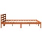 vidaXL Massivholzbett ohne Matratze Wachsbraun 160x200 Kiefernholz vidaXL Massivholzbett ohne Matratze Wachsbraun 160x200 Kiefernholz