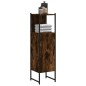 vidaXL Badschrank Räuchereiche 33x33x120,5 cm Holzwerkstoff vidaXL Badschrank Räuchereiche 33x33x120,5 cm Holzwerkstoff