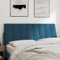 vidaXL Kopfteil-Kissen Blau 120 cm Samt vidaXL Kopfteil-Kissen Blau 120 cm Samt