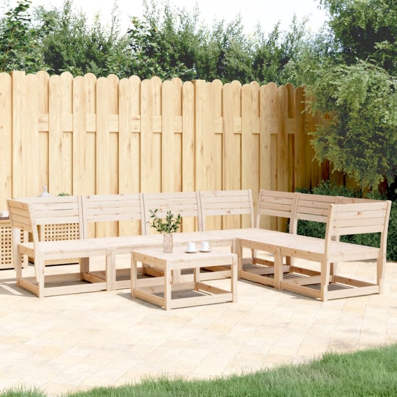 vidaXL 6-tlg. Garten-Sofagarnitur Massivholz Kiefer vidaXL 6-tlg. Garten-Sofagarnitur Massivholz Kiefer