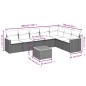 vidaXL 8-tlg. Garten-Sofagarnitur mit Kissen Beige Poly Rattan vidaXL 8-tlg. Garten-Sofagarnitur mit Kissen Beige Poly Rattan