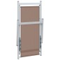 vidaXL Strandstühle 2 Stk. Klappbar Braun Aluminium und Textilene vidaXL Strandstühle 2 Stk. Klappbar Braun Aluminium und Textilene