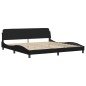 vidaXL Bettgestell mit Kopfteil Schwarz 200x200 cm Kunstleder vidaXL Bettgestell mit Kopfteil Schwarz 200x200 cm Kunstleder