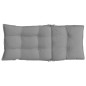 vidaXL Hochlehner-Auflagen 2 Stk. Grau Oxford-Gewebe vidaXL Hochlehner-Auflagen 2 Stk. Grau Oxford-Gewebe