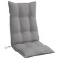 vidaXL Hochlehner-Auflagen 6 Stk. Grau Oxford-Gewebe vidaXL Hochlehner-Auflagen 6 Stk. Grau Oxford-Gewebe