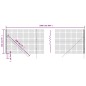 vidaXL Maschendrahtzaun Grün 1,4x25 m Verzinkter Stahl vidaXL Maschendrahtzaun Grün 1,4x25 m Verzinkter Stahl