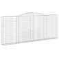 vidaXL Gabionen mit Hochbogen 9 Stk. 400x30x160/180cm Verzinktes Eisen vidaXL Gabionen mit Hochbogen 9 Stk. 400x30x160/180cm Verzinktes Eisen