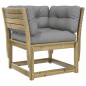 vidaXL 5-tlg. Garten-Sofagarnitur mit Kissen Kiefernholz Imprägniert vidaXL 5-tlg. Garten-Sofagarnitur mit Kissen Kiefernholz Imprägniert