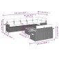 vidaXL 9-tlg. Garten-Sofagarnitur mit Kissen Beige Poly Rattan vidaXL 9-tlg. Garten-Sofagarnitur mit Kissen Beige Poly Rattan