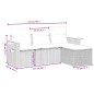 vidaXL 4-tlg. Garten-Sofagarnitur mit Kissen Beige Poly Rattan vidaXL 4-tlg. Garten-Sofagarnitur mit Kissen Beige Poly Rattan