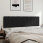 vidaXL Kopfteil-Kissen Schwarz 180 cm Samt vidaXL Kopfteil-Kissen Schwarz 180 cm Samt