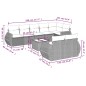 vidaXL 9-tlg. Garten-Sofagarnitur mit Kissen Schwarz Poly Rattan vidaXL 9-tlg. Garten-Sofagarnitur mit Kissen Schwarz Poly Rattan