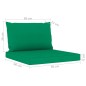 Gartensofa 4-Sitzer mit Kissen in Grün Gartensofa 4-Sitzer mit Kissen in Grün
