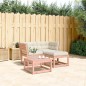 vidaXL 3-tlg. Garten-Sofagarnitur mit Kissen Massivholz Douglasie vidaXL 3-tlg. Garten-Sofagarnitur mit Kissen Massivholz Douglasie