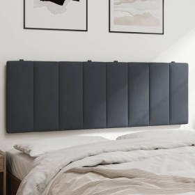 vidaXL Kopfteil-Kissen Dunkelgrau 120 cm Samt