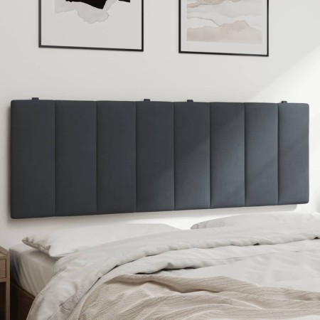 vidaXL Kopfteil-Kissen Dunkelgrau 120 cm Samt
