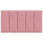 vidaXL Kopfteil-Kissen Rosa 80 cm Samt