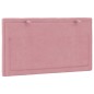 vidaXL Kopfteil-Kissen Rosa 80 cm Samt