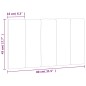 vidaXL Kopfteil-Kissen Rosa 80 cm Samt