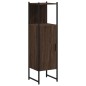 vidaXL Badschrank Braun Eichen-Optik 33x33x120,5 cm Holzwerkstoff vidaXL Badschrank Braun Eichen-Optik 33x33x120,5 cm Holzwerkstoff