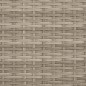 vidaXL Doppel-Sonnenliege mit Dach und Auflagen Hellgrau Poly Rattan vidaXL Doppel-Sonnenliege mit Dach und Auflagen Hellgrau Poly Rattan