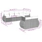 vidaXL 7-tlg. Garten-Sofagarnitur mit Kissen Beige Poly Rattan vidaXL 7-tlg. Garten-Sofagarnitur mit Kissen Beige Poly Rattan