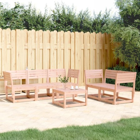 vidaXL 5-tlg. Garten-Sofagarnitur Massivholz Douglasie