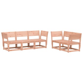 vidaXL 5-tlg. Garten-Sofagarnitur Massivholz Douglasie