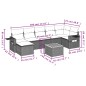 vidaXL 8-tlg. Garten-Sofagarnitur mit Kissen Beige Poly Rattan vidaXL 8-tlg. Garten-Sofagarnitur mit Kissen Beige Poly Rattan