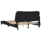 vidaXL Bettgestell mit Kopfteil Schwarz 120x200 cm Kunstleder vidaXL Bettgestell mit Kopfteil Schwarz 120x200 cm Kunstleder