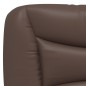 vidaXL Bettgestell mit Kopfteil Braun 140x190 cm Kunstleder vidaXL Bettgestell mit Kopfteil Braun 140x190 cm Kunstleder
