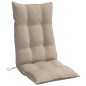 vidaXL Hochlehner-Auflagen 6 Stk. Taupe Oxford-Gewebe vidaXL Hochlehner-Auflagen 6 Stk. Taupe Oxford-Gewebe