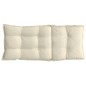 vidaXL Hochlehner-Auflagen 4 Stk. Creme Oxford-Gewebe vidaXL Hochlehner-Auflagen 4 Stk. Creme Oxford-Gewebe