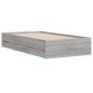vidaXL Bettgestell mit Schubladen Grau Sonoma 90x200 cm Holzwerkstoff vidaXL Bettgestell mit Schubladen Grau Sonoma 90x200 cm Holzwerkstoff