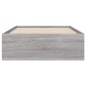 vidaXL Bettgestell mit Schubladen Grau Sonoma 90x200 cm Holzwerkstoff vidaXL Bettgestell mit Schubladen Grau Sonoma 90x200 cm Holzwerkstoff