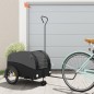vidaXL Fahrradanhänger Schwarz 45 kg Eisen vidaXL Fahrradanhänger Schwarz 45 kg Eisen