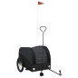 vidaXL Fahrradanhänger Schwarz 45 kg Eisen vidaXL Fahrradanhänger Schwarz 45 kg Eisen