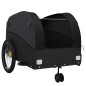 vidaXL Fahrradanhänger Schwarz 45 kg Eisen vidaXL Fahrradanhänger Schwarz 45 kg Eisen