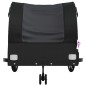 vidaXL Fahrradanhänger Schwarz 45 kg Eisen vidaXL Fahrradanhänger Schwarz 45 kg Eisen