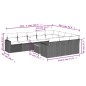 vidaXL 11-tlg. Garten-Sofagarnitur mit Kissen Schwarz Poly Rattan vidaXL 11-tlg. Garten-Sofagarnitur mit Kissen Schwarz Poly Rattan