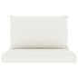 vidaXL Gartensofa 4-Sitzer mit Kissen in Creme vidaXL Gartensofa 4-Sitzer mit Kissen in Creme
