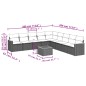 vidaXL 10-tlg. Garten-Sofagarnitur mit Kissen Beige Poly Rattan vidaXL 10-tlg. Garten-Sofagarnitur mit Kissen Beige Poly Rattan