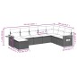 vidaXL 8-tlg. Garten-Sofagarnitur mit Kissen Beige Poly Rattan vidaXL 8-tlg. Garten-Sofagarnitur mit Kissen Beige Poly Rattan