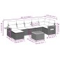 vidaXL 8-tlg. Garten-Sofagarnitur mit Kissen Schwarz Poly Rattan vidaXL 8-tlg. Garten-Sofagarnitur mit Kissen Schwarz Poly Rattan