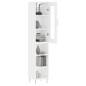 vidaXL Highboard Hochglanz-Weiß 34,5x34x180 cm Holzwerkstoff vidaXL Highboard Hochglanz-Weiß 34,5x34x180 cm Holzwerkstoff