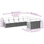 vidaXL 9-tlg. Garten-Sofagarnitur mit Kissen Beige Poly Rattan vidaXL 9-tlg. Garten-Sofagarnitur mit Kissen Beige Poly Rattan