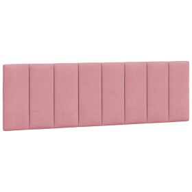 vidaXL Kopfteil-Kissen Rosa 160 cm Samt