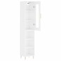 vidaXL Highboard Hochglanz-Weiß 34,5x34x180 cm Holzwerkstoff vidaXL Highboard Hochglanz-Weiß 34,5x34x180 cm Holzwerkstoff