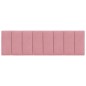 vidaXL Kopfteil-Kissen Rosa 160 cm Samt vidaXL Kopfteil-Kissen Rosa 160 cm Samt